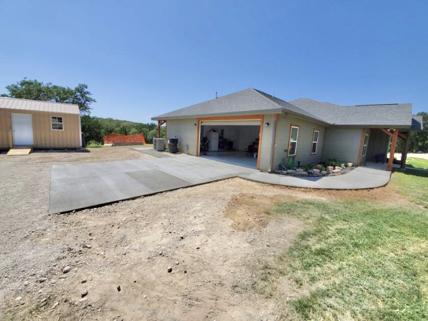 concrete driveways in san marcos, tx