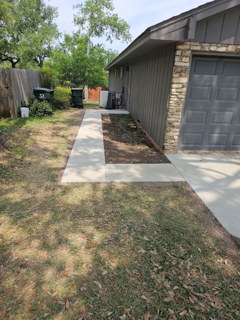 concrete walkways in san marcos, tx