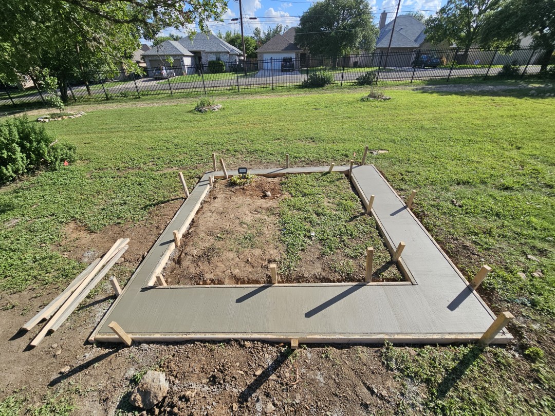 concrete burial plots