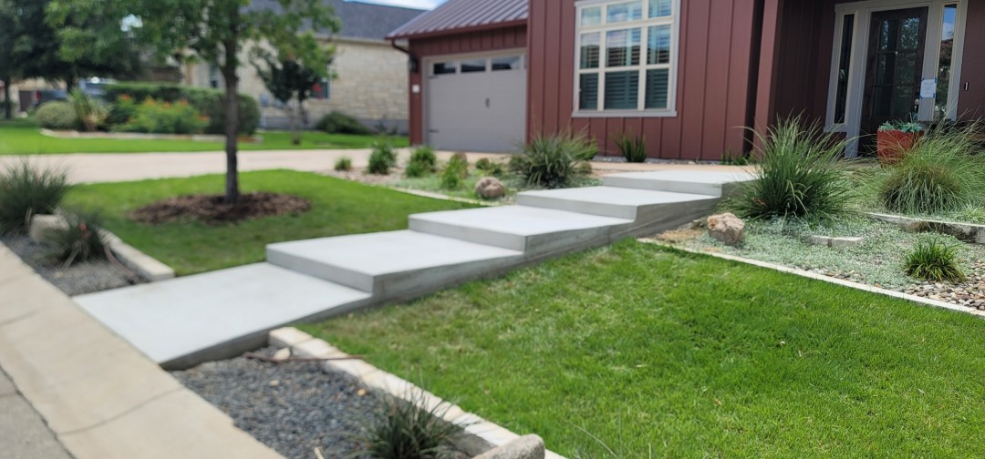 concrete staircase walkway